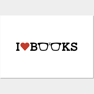 I Love Books Posters and Art